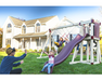 Star Quality Swing Sets Star II Vinyl Swing Set