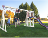 Star Quality Swing Sets Star II Vinyl Swing Set