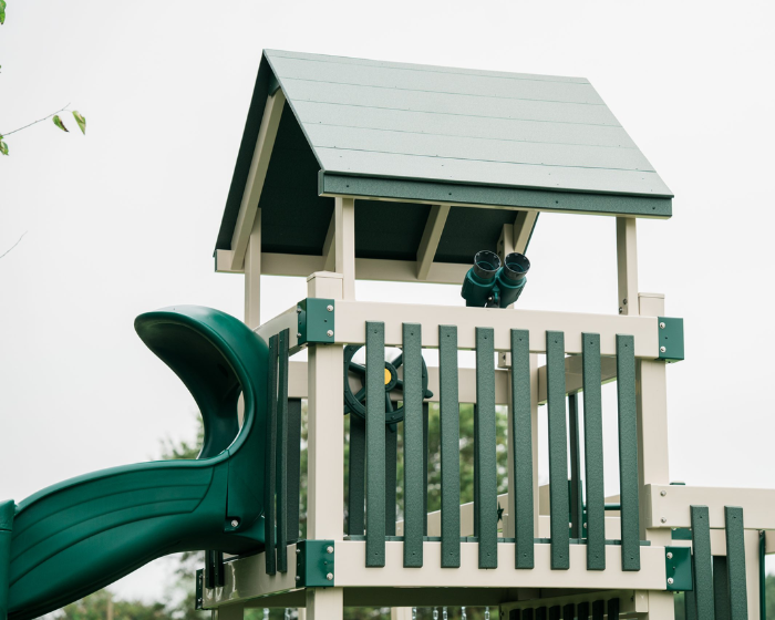 super star swing set with binoculars
