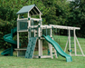 super star vinyl playset with tall tower