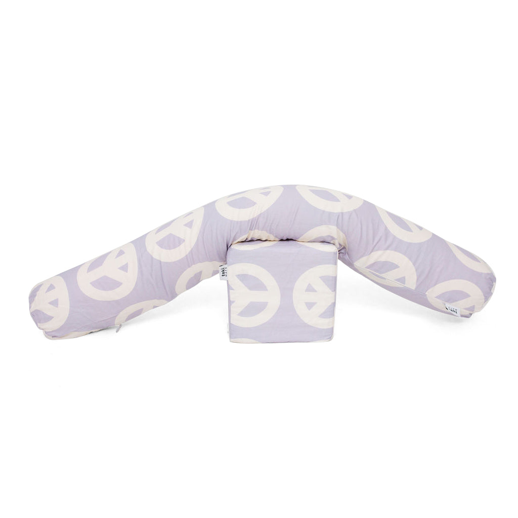 Toki Mats Lavender Peace Sign Support Pillow