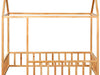 2MamaBees Montessori House Bed with Rails Front View