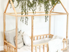 2MamaBees Montessori House Bed with Rails Lifestyle Corner View