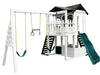2MamaBees Reign Two Story Playhouse Front Side View