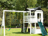 2MamaBees Reign Two Story Playhouse Rear View