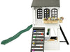 2MamaBees Reign Two Story Playhouse Side View White