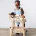Ellie & Becks Aria Doll Rattan Changing Table Front View