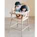 Ellie & Becks Co. Beckett Doll Highchair in Rattan Sitting Dolls