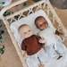 Ellie & Becks Co. Petit Doll Crib in Rattan Close Up