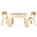 Little Colorado Modern Birch Arts & Crafts Table with Chairs Natural