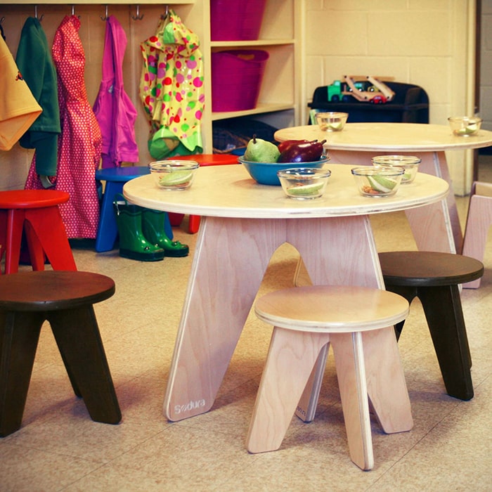 Little Colorado Modern Sodura Kids Table & Stools (2) Lifestyle