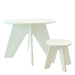 Little Colorado Modern Sodura Kids Table & Stools (2) White