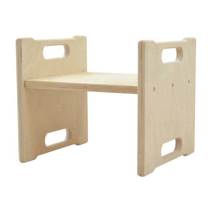 Little Colorado Modern Toddler Step Stool Front Side View