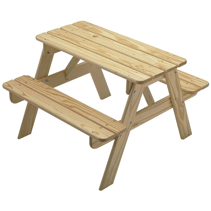 Little Colorado Toddler Picnic Table Unfinished