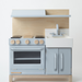 Milton and Goose Essential play kitchen with hood in gray