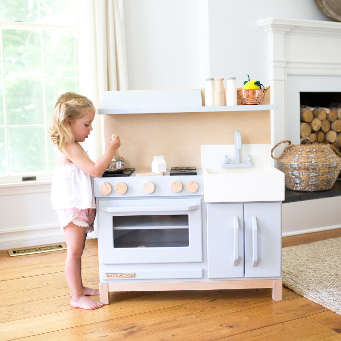 Milton & Goose Essential Play Kitchen - Gray