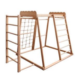 Montessori Playground in Natural Wood