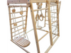 Montessori Indoor Playground with 7 Activities in Natural Wood