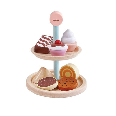PlanToys Bakery Stand Set Front View