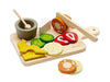 PlanToys Cheese & Charcuterie Board Corner View