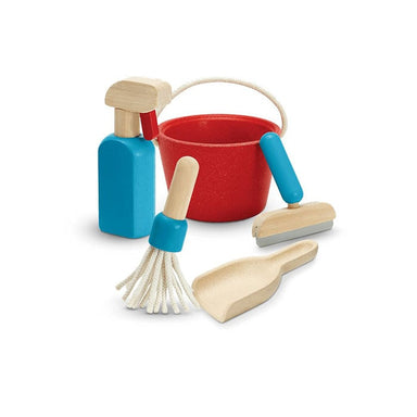 PlanToys Cleaning Set Full View