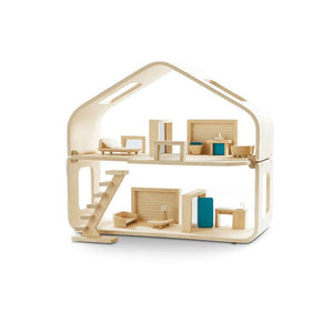 PlanToys Contemporary Dollhouse Corner View
