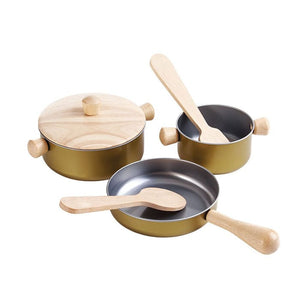 PlanToys Cooking Utensils Set Corner View