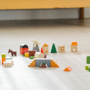 PlanToys Countryside Blocks Lifestyle