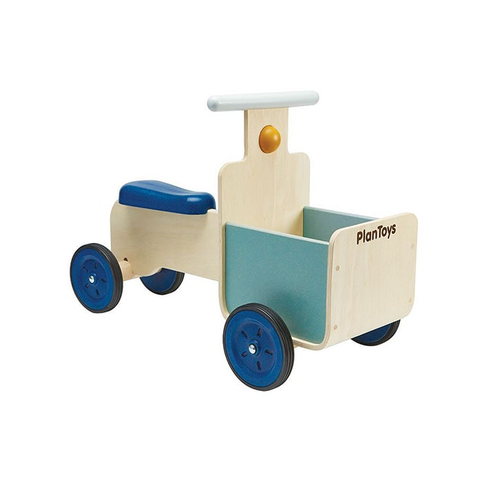 PlanToys Delivery Bike - Orchard Corner View