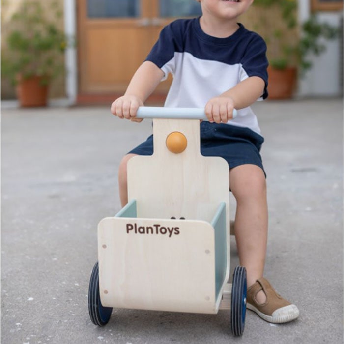 PlanToys Delivery Bike - Orchard Front View