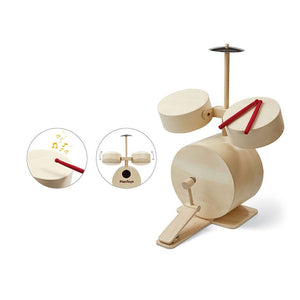 PlanToys Drum Set Full View