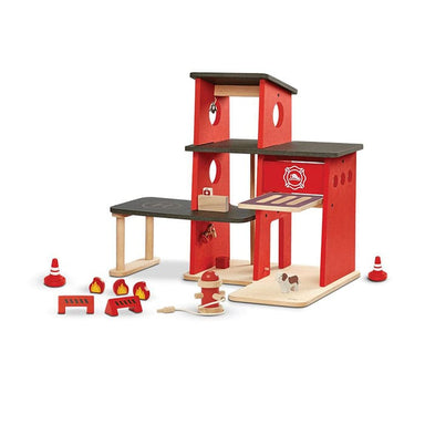 PlanToys Fire Station Detailed