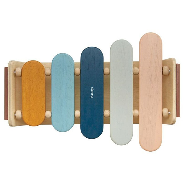 PlanToys Oval Xylophone - Orchard Top View