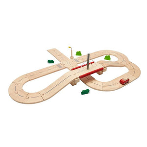 PlanToys Road System Corner View