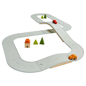 PlanToys Rubber Road & Rail Set – Large Full View