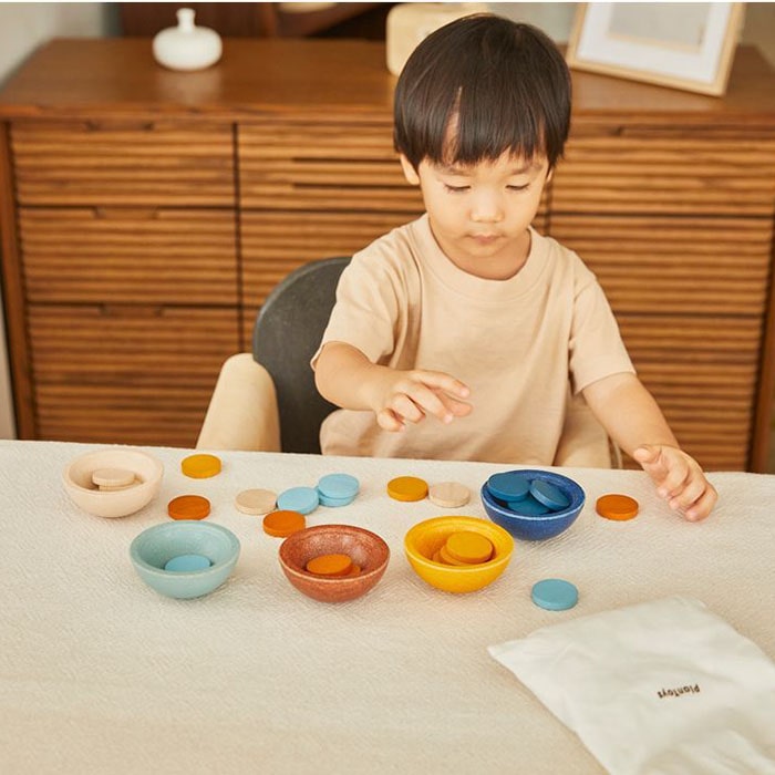 PlanToys Sort & Count Cups - Orchard Lifestyle 1