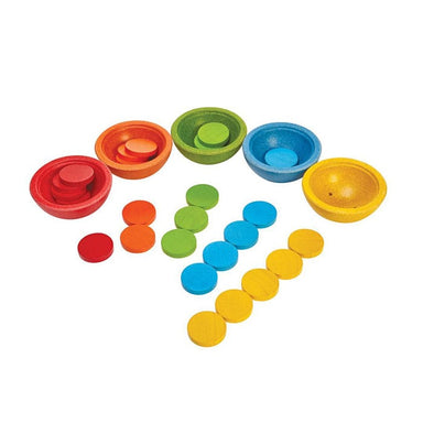 PlanToys Sort & Count Cups Complete