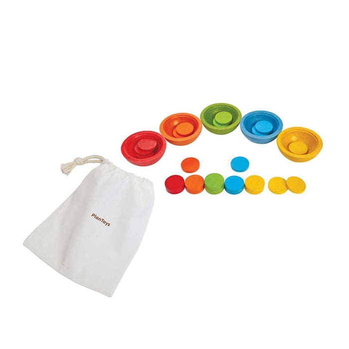 PlanToys Sort & Count Cups Full View