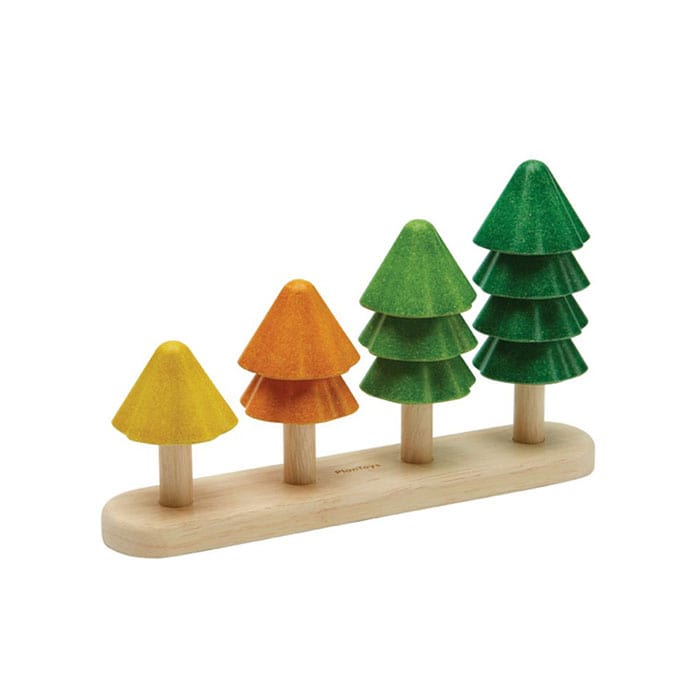 PlanToys Sort & Count Trees Front View