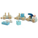 PlanToys Stacking Train Trio - Orchard Front View