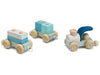 PlanToys Stacking Train Trio - Orchard Full View