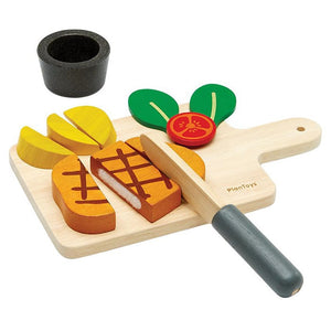 PlanToys Steak Set Full View