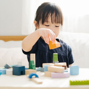 PlanToys Urban City Blocks Front View