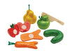 PlanToys Wonky Fruit & Vegetables Front View