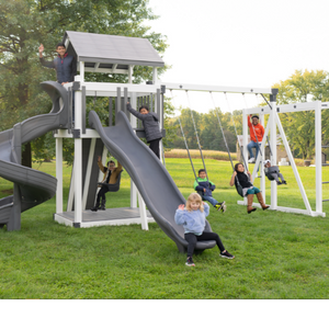 StarSwingsets StarLight Playground n Vinyl Front View