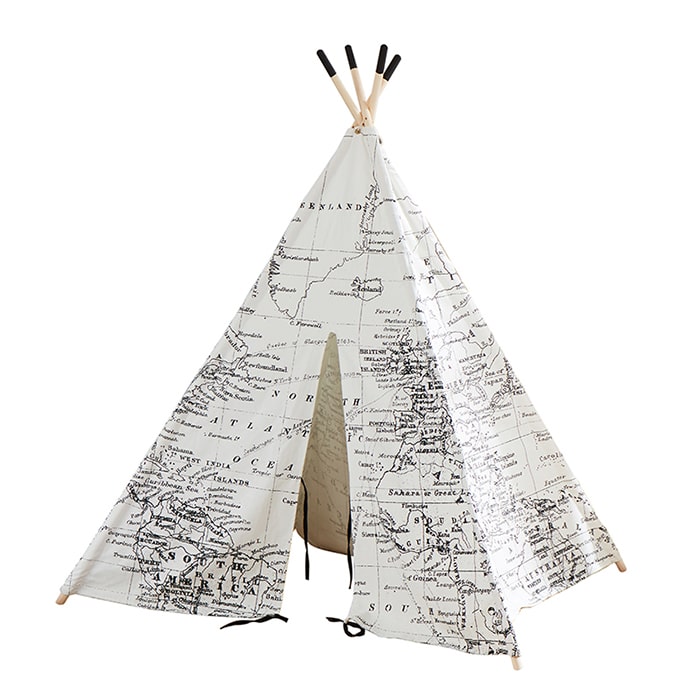 Wonder & Wise Around the World Teepee Front Side View