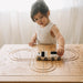 Wonder & Wise Land, Sand and Water Table Kid Playing Train