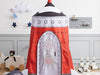 Wonder & Wise Rocket Pop-up Playhouse Front View Scenic