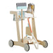 Wonder & Wise Smart Wooden Cleaning Cart 3D View