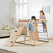 Wonder & Wise Stay At Home, Play At Home Indoor Gym in Wood Playing Kids